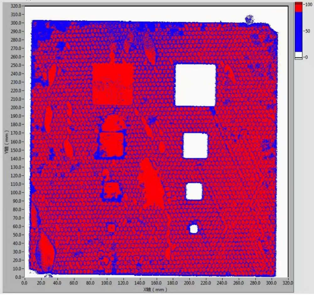 金屬蜂窩板超聲波C掃描.jpg